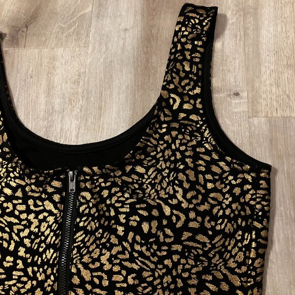 Forever 21 Cheetah Print Sleeveless Party Dress Women's Size Small - Picture 5 of 9